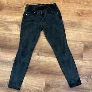 Gap Women's Maternity Side Inset Panel Black Skinny Jeans